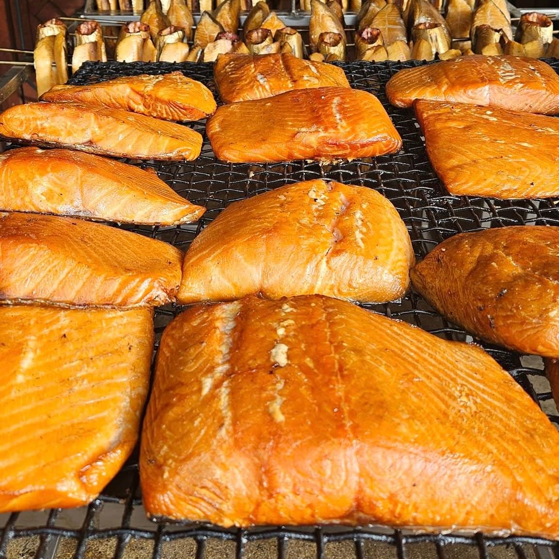 Wędzony Łosoś na gorąco - filet - 250-350g