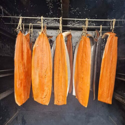 Łosoś wędzony filet na zimno